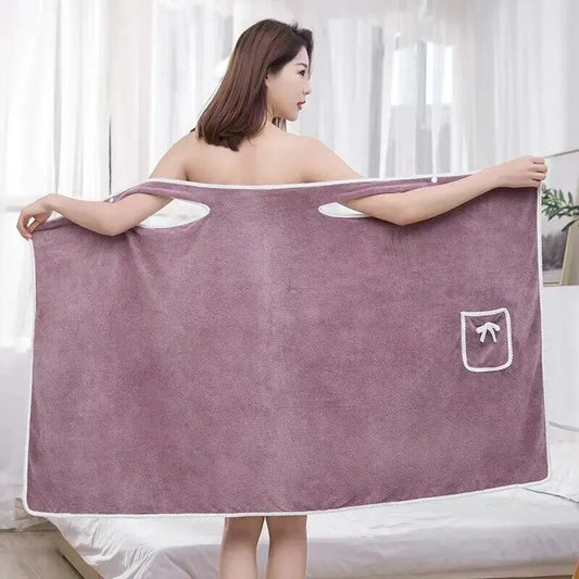 Women's Wearable Bath Towels